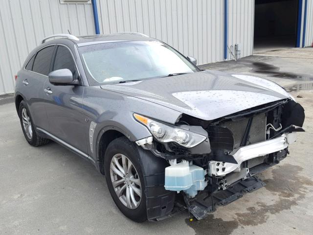 JN8CS1MU1EM452201 - 2014 INFINITI QX70 GRAY photo 1