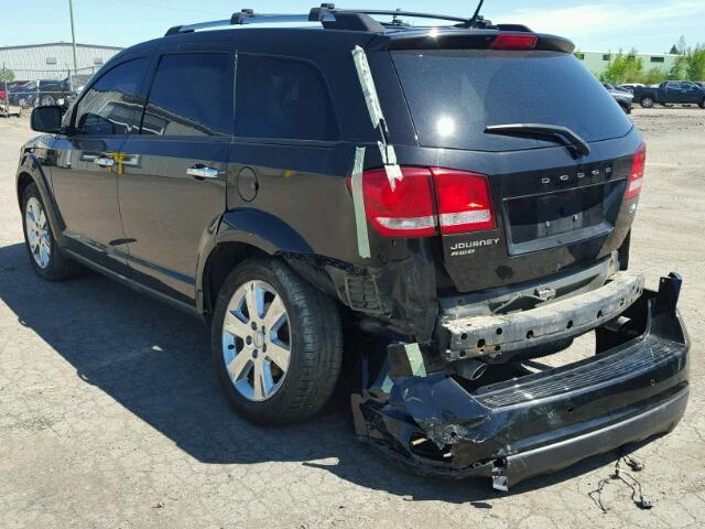 3C4PDDFG9DT657841 - 2013 DODGE JOURNEY R/ BLACK photo 3