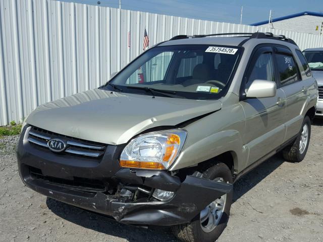 KNDJF723577316661 - 2007 KIA SPORTAGE E GOLD photo 2