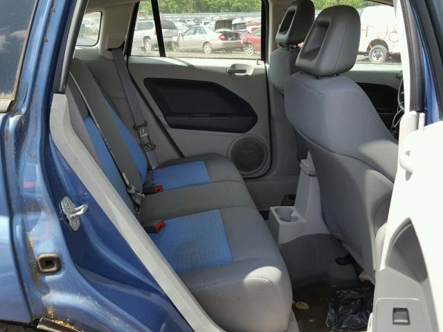 1B3HB48B67D561172 - 2007 DODGE CALIBER SX BLUE photo 6