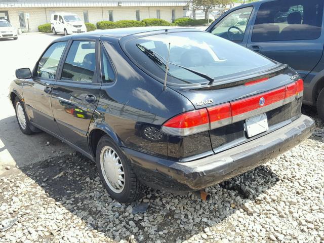 YS3DD58B3T2019958 - 1996 SAAB 900 S BLACK photo 3