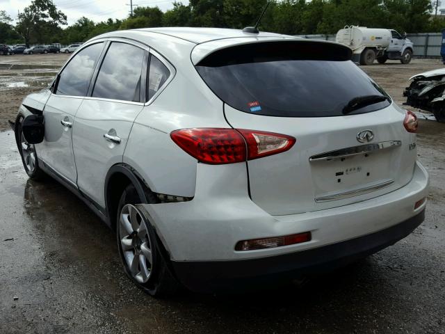 JN1AJ0HP8AM701157 - 2010 INFINITI EX35 BASE WHITE photo 3