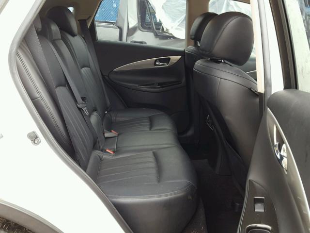 JN1AJ0HP8AM701157 - 2010 INFINITI EX35 BASE WHITE photo 6