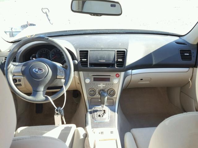 4S4BP61C687321099 - 2008 SUBARU OUTBACK 2. TAN photo 9