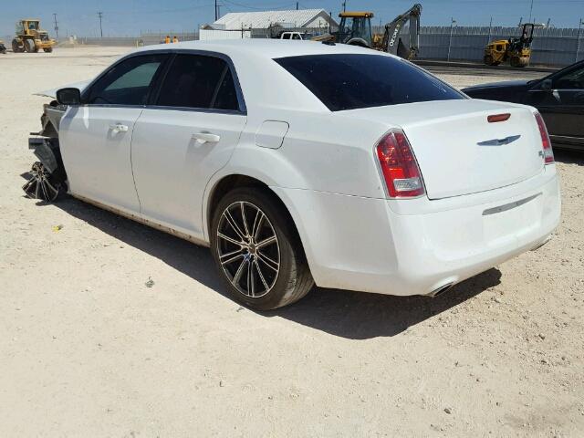 2C3CCABG3DH685265 - 2013 CHRYSLER 300 V6 WHITE photo 3