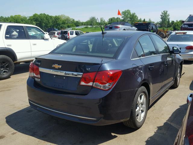 1G1PC5SB7E7257651 - 2014 CHEVROLET CRUZE LT BLUE photo 4