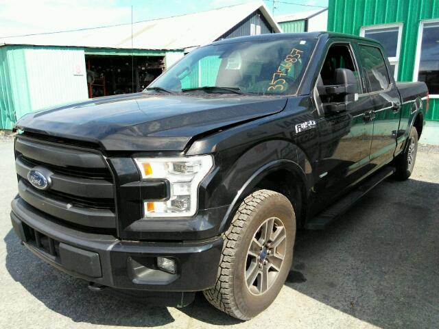 1FTFW1EG7FFA12060 - 2015 FORD F150 SUPER BLACK photo 2