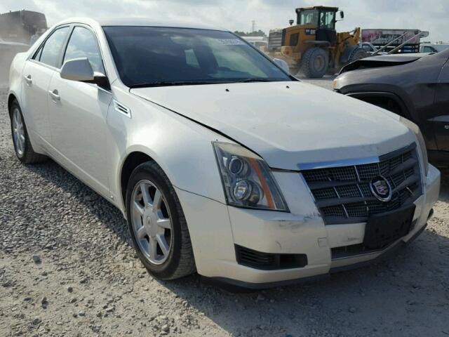 1G6DF577580155626 - 2008 CADILLAC CTS WHITE photo 1