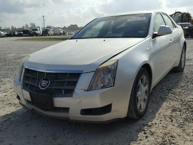1G6DF577580155626 - 2008 CADILLAC CTS WHITE photo 2