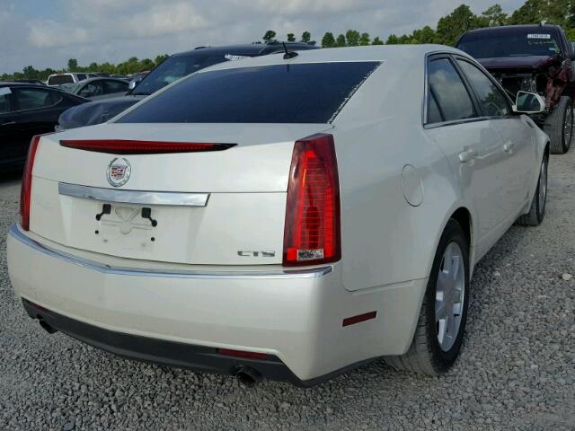 1G6DF577580155626 - 2008 CADILLAC CTS WHITE photo 4