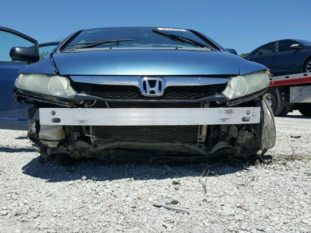 19XFA1F35AE003743 - 2010 HONDA CIVIC VP BLUE photo 9