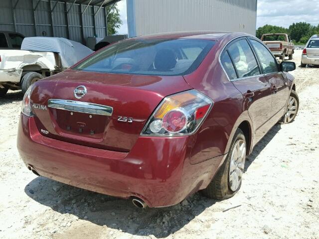 1N4AL2AP6CN540632 - 2012 NISSAN ALTIMA BURGUNDY photo 4