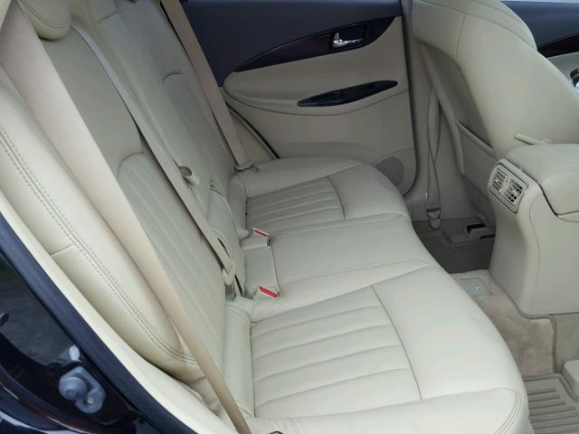 JN1AJ0HR9BM851832 - 2011 INFINITI EX35 BASE BLACK photo 6