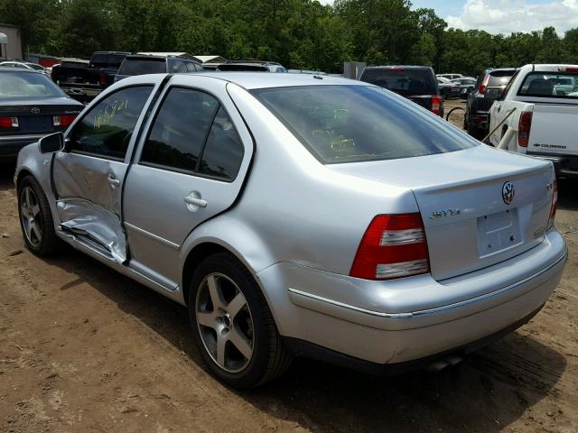 3VWSE69M74M054186 - 2004 VOLKSWAGEN JETTA GLS SILVER photo 3