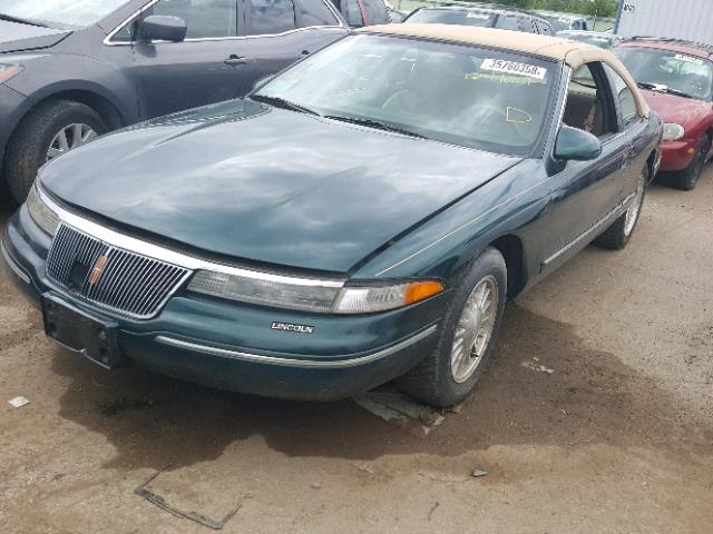 1LNLM91V3SY621877 - 1995 LINCOLN MARK VIII GREEN photo 2