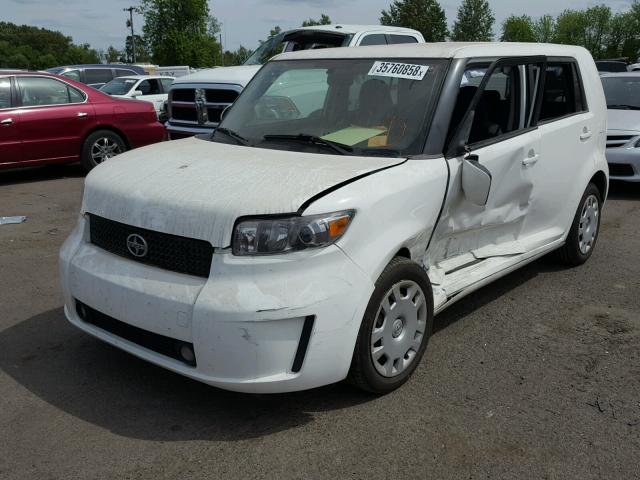 JTLKE50E581047182 - 2008 TOYOTA SCION XB Weiß Foto 2