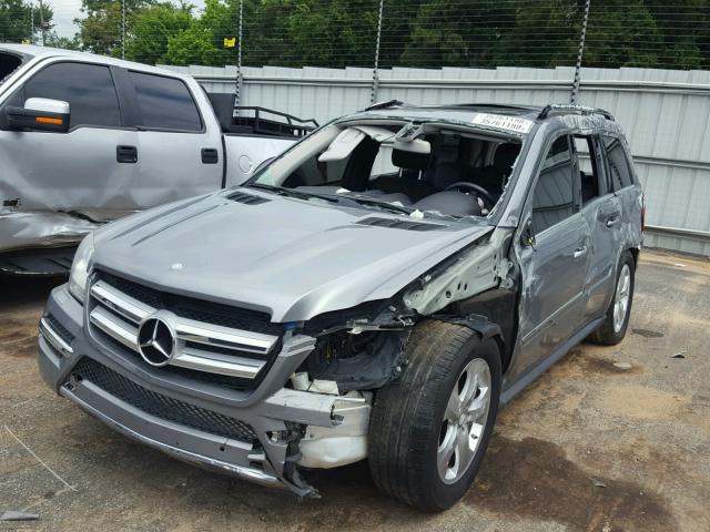 4JGBF7BE7CA783661 - 2012 MERCEDES-BENZ GL 450 4MA GRAY photo 2