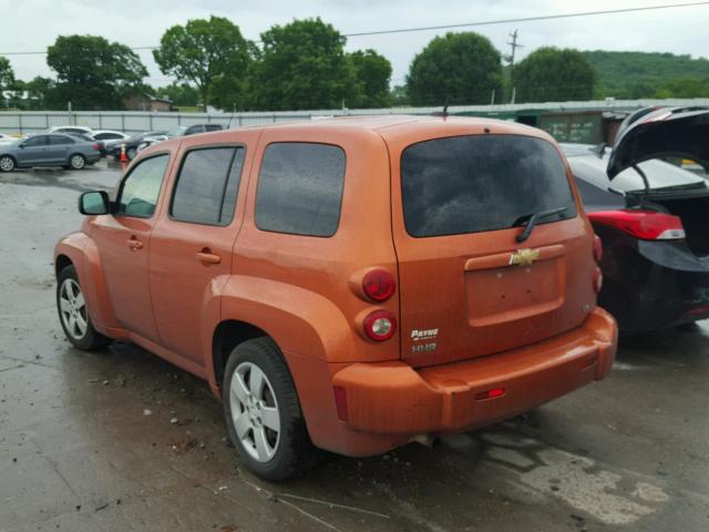 3GNDA33D38S573582 - 2008 CHEVROLET HHR LS ORANGE photo 3