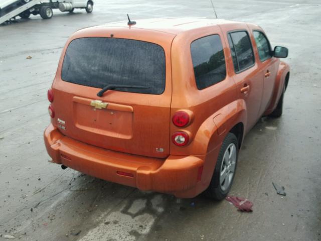 3GNDA33D38S573582 - 2008 CHEVROLET HHR LS ORANGE photo 4