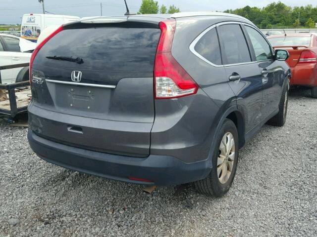 5J6RM3H79CL034806 - 2012 HONDA CR-V EXL BLACK photo 4