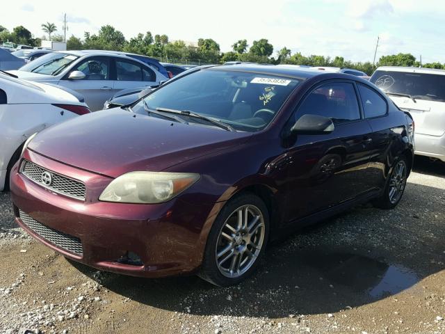 JTKDE177860072545 - 2006 TOYOTA SCION TC 勃艮第红 照片 2