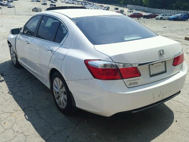 1HGCR2F7XEA239691 - 2014 HONDA ACCORD WHITE photo 3