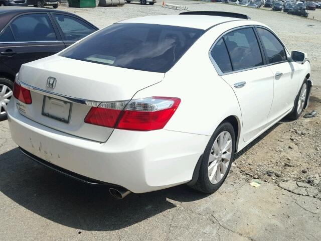 1HGCR2F7XEA239691 - 2014 HONDA ACCORD WHITE photo 4