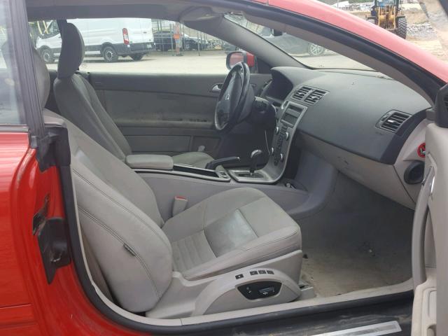 YV1MC67279J074777 - 2009 VOLVO C70 T5 RED photo 5