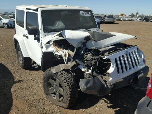 1C4AJWBG9CL172125 - 2012 JEEP WRANGLER S WHITE photo 1