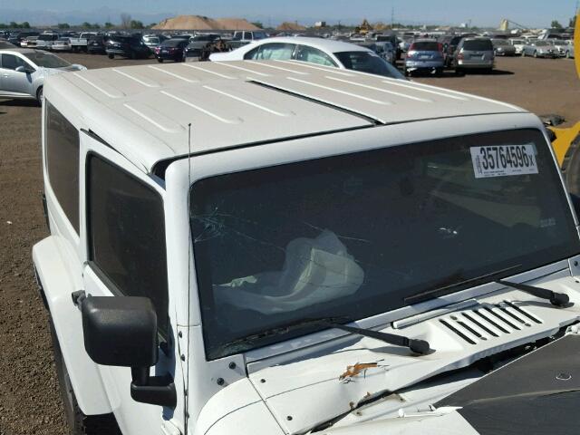 1C4AJWBG9CL172125 - 2012 JEEP WRANGLER S 白色 照片 10