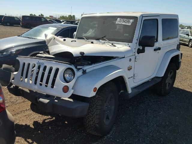 1C4AJWBG9CL172125 - 2012 JEEP WRANGLER S WHITE photo 2