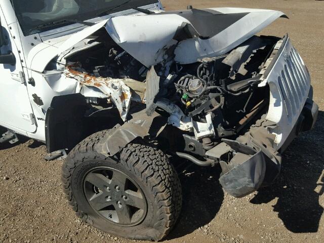 1C4AJWBG9CL172125 - 2012 JEEP WRANGLER S 白色 照片 9