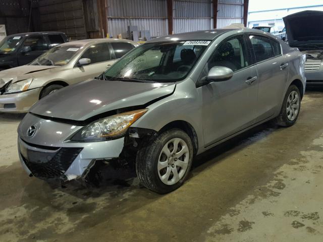 JM1BL1SF6A1114605 - 2010 MAZDA 3 I GRAY photo 2