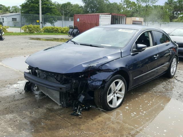 WVWBN7AN4GE516243 - 2016 VOLKSWAGEN CC BASE BLUE photo 2