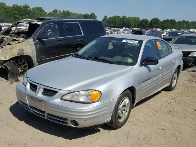 1G2NE52T41M544737 - 2001 PONTIAC GRAND AM S Gümüş foto 2