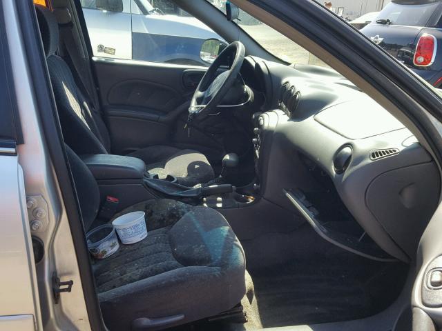 1G2NE52T41M544737 - 2001 PONTIAC GRAND AM S Gümüş foto 5