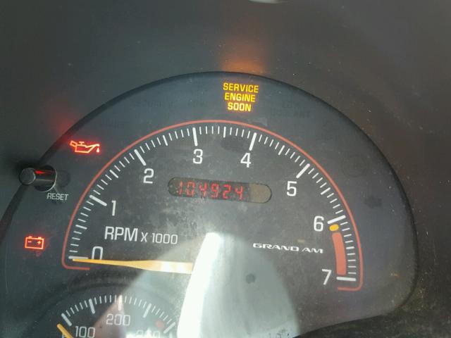 1G2NE52T41M544737 - 2001 PONTIAC GRAND AM S Gümüş foto 8