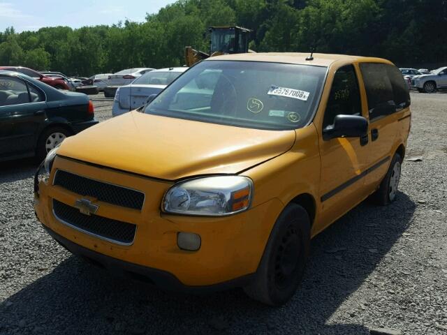 1GNDU23137D154279 - 2007 CHEVROLET UPLANDER L 黄色 照片 2