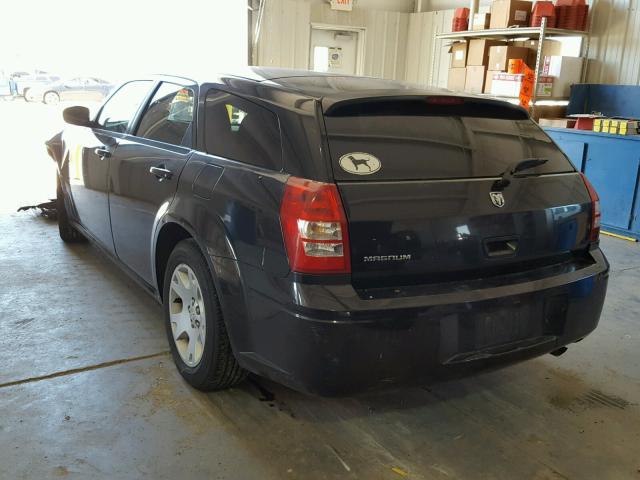 2D4FV47T87H744750 - 2007 DODGE MAGNUM SE BLACK photo 3