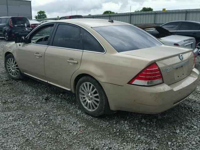 1MEHM43187G601210 - 2007 MERCURY MONTEGO PR 米色 照片 3