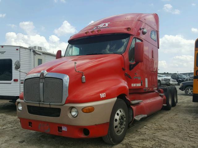 1XKTD69X12J880082 - 2002 KENWORTH CONSTRUCTI RED photo 2