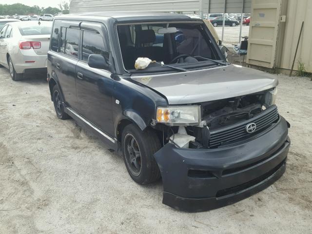 JTLKT324164084322 - 2006 TOYOTA SCION XB BLACK photo 1