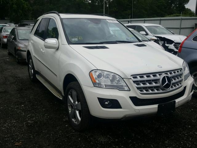 4JGBB86E59A525899 - 2009 MERCEDES-BENZ ML 350 WHITE photo 1