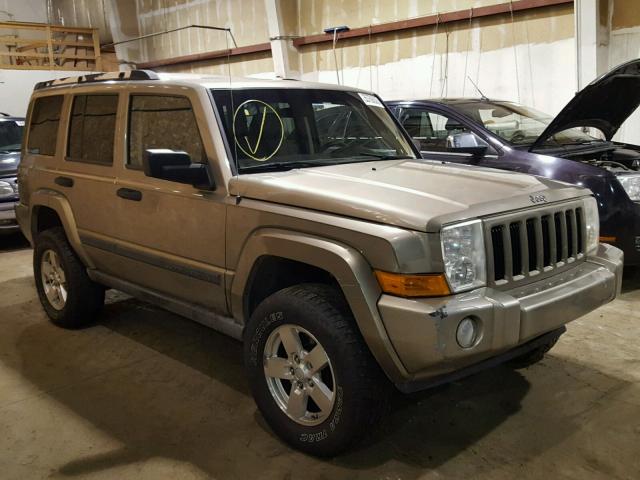 1J8HG48K36C203024 - 2006 JEEP COMMANDER ოქროსფერი ფოტო 1