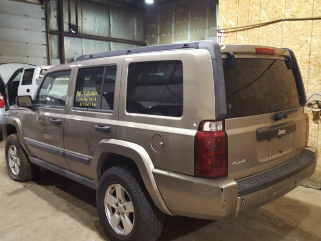 1J8HG48K36C203024 - 2006 JEEP COMMANDER ოქროსფერი ფოტო 3