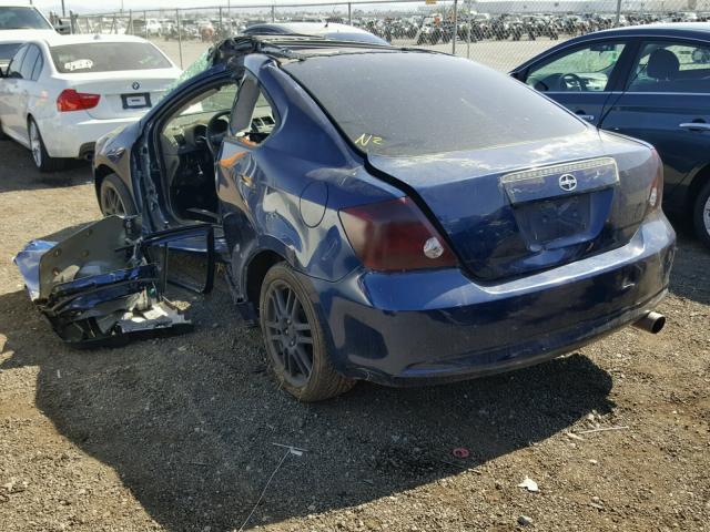 JTKDE177250009150 - 2005 TOYOTA SCION TC 蓝色 照片 3