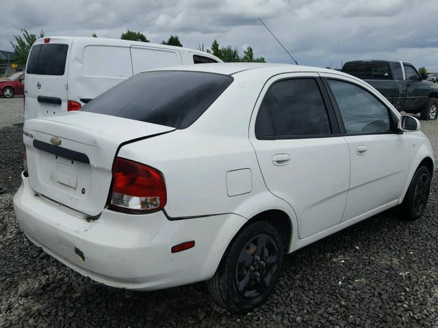 KL1TD56626B544997 - 2006 CHEVROLET AVEO BASE Ağ foto 4