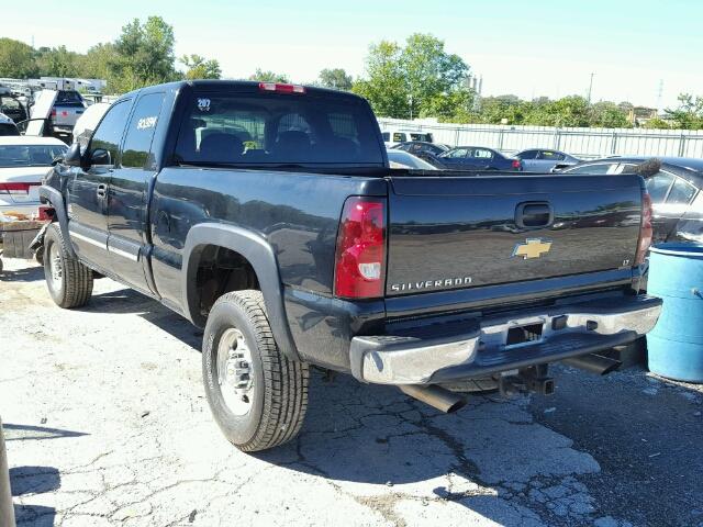 1GCHC29G36E108789 - 2006 CHEVROLET SILVERADO BLACK photo 3