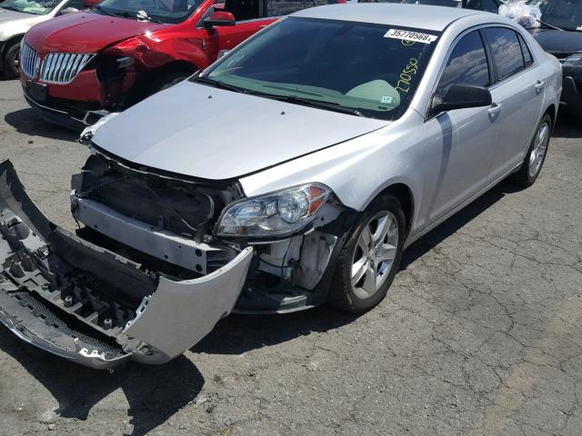 1G1ZA5EU2BF331717 - 2011 CHEVROLET MALIBU LS ვერცხლისფერი ფოტო 2