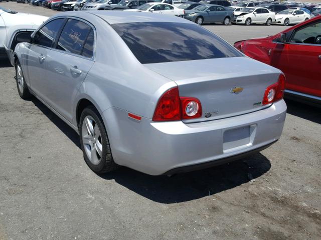 1G1ZA5EU2BF331717 - 2011 CHEVROLET MALIBU LS ვერცხლისფერი ფოტო 3